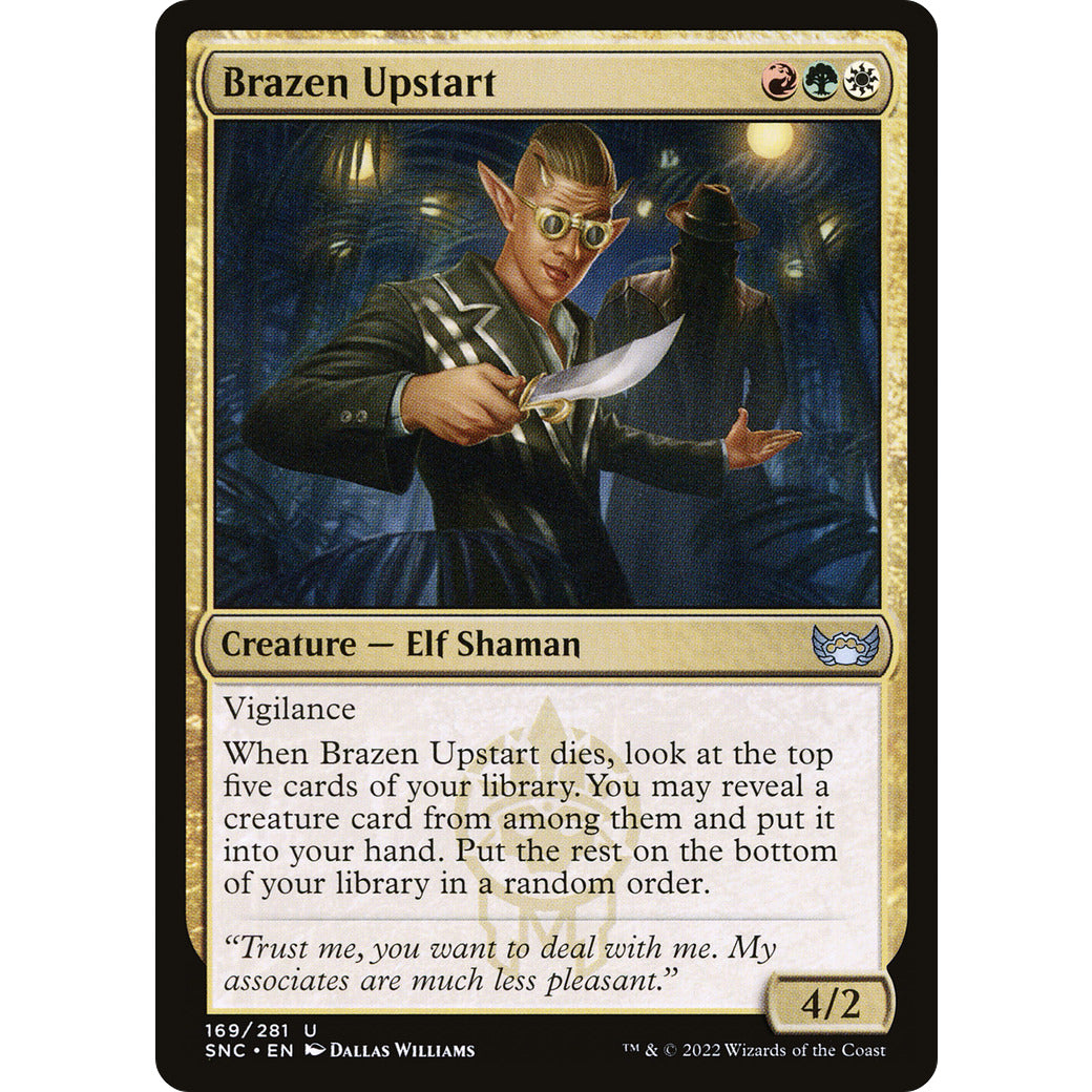 Brazen Upstart (Streets of New Capenna) Light Play Foil
