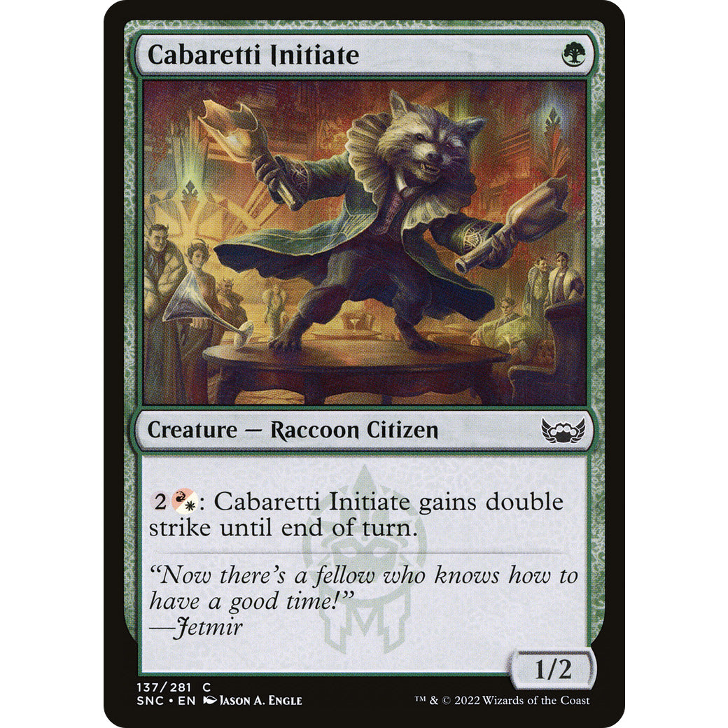 Cabaretti Initiate (Streets of New Capenna) Light Play Foil