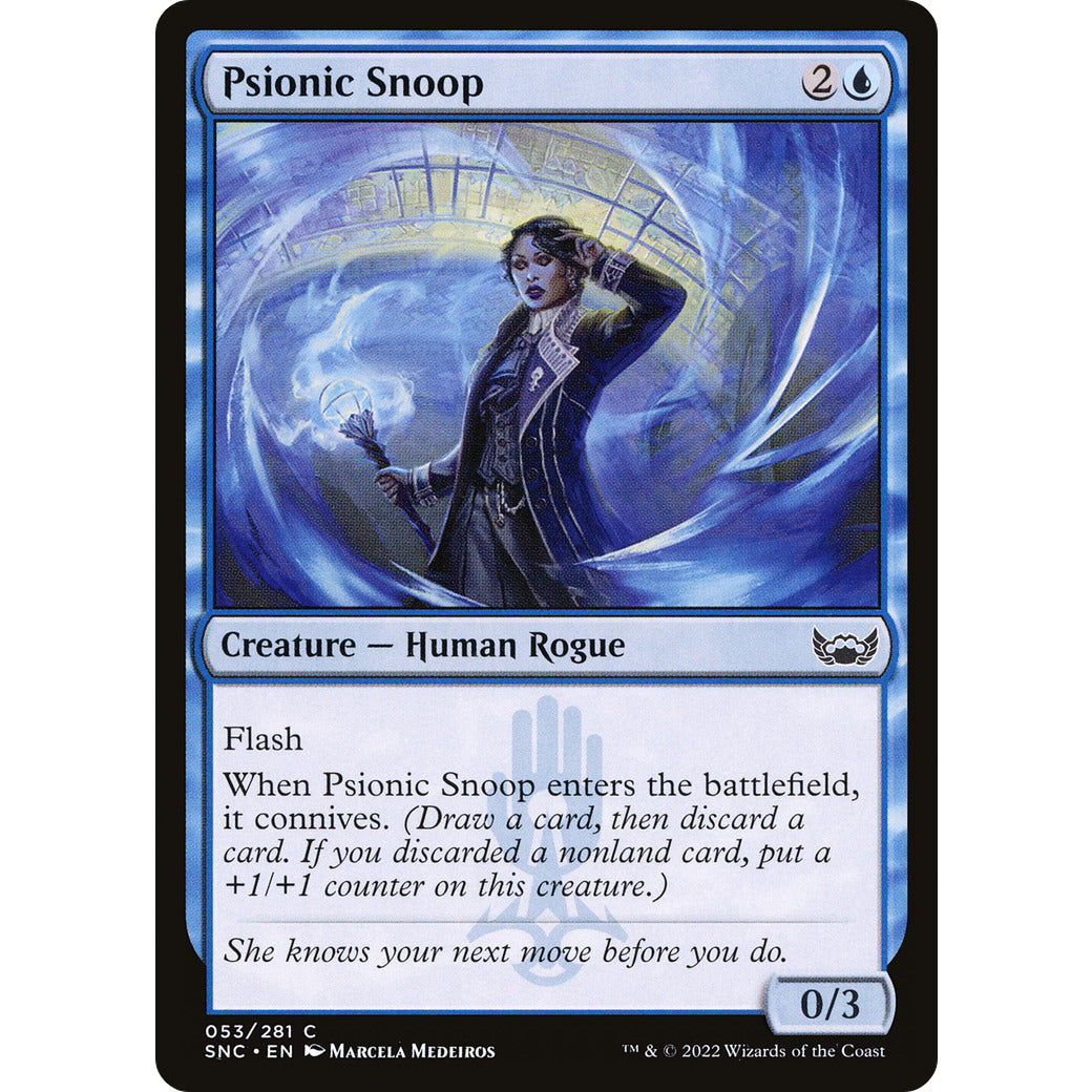 Psionic Snoop (Streets of New Capenna) Light Play Foil
