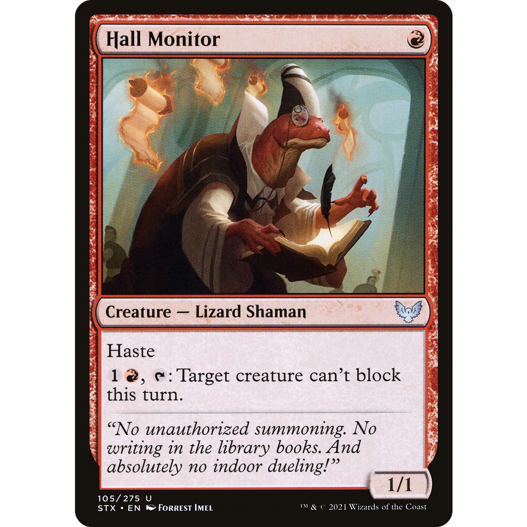 Hall Monitor (Strixhaven) Near Mint Foil