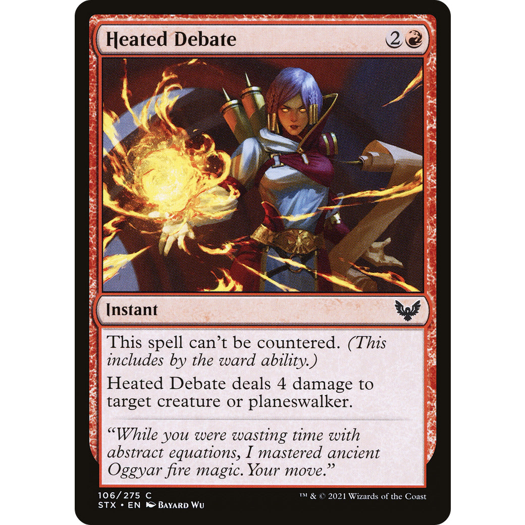Heated Debate (Strixhaven) Near Mint Foil