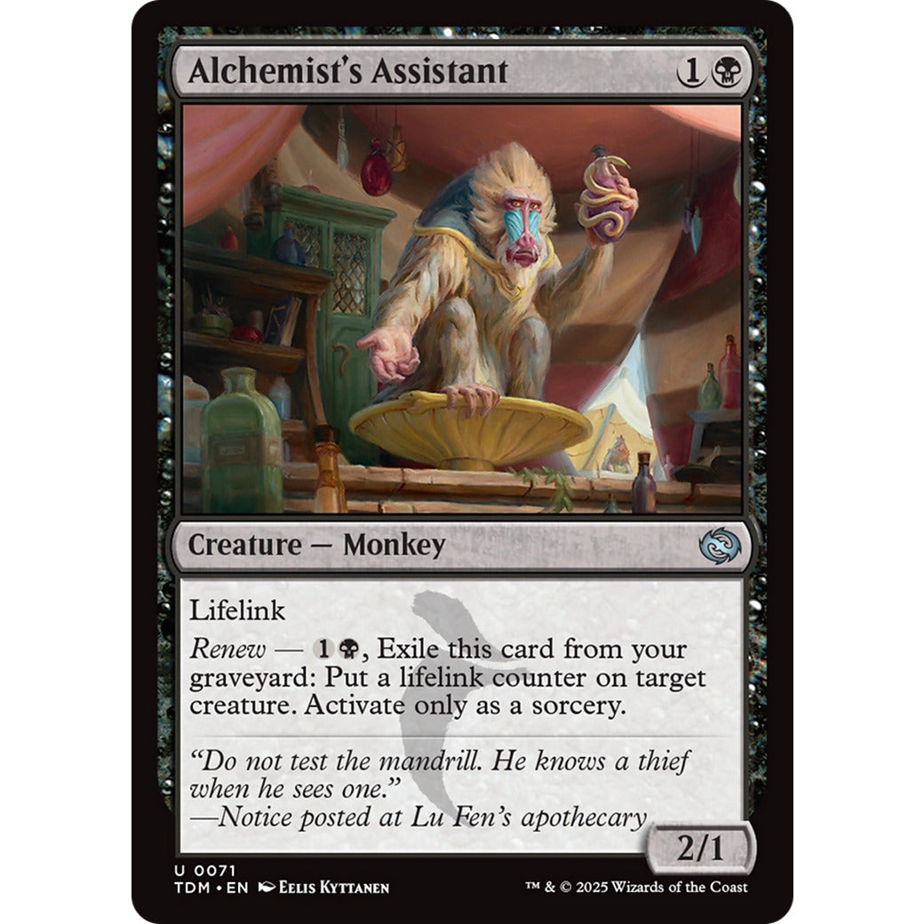 Alchemist's Assistant (Tarkir: Dragonstorm) Near Mint Foil