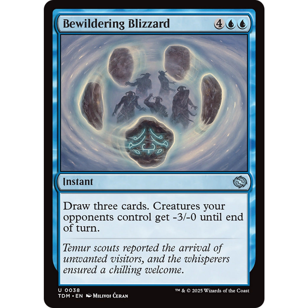 Bewildering Blizzard (Tarkir: Dragonstorm) Near Mint Foil
