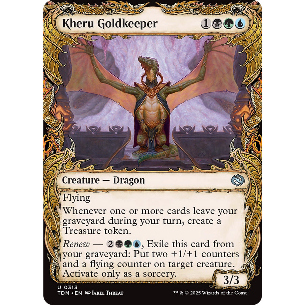 Kheru Goldkeeper (Showcase) (Tarkir: Dragonstorm) Near Mint Foil