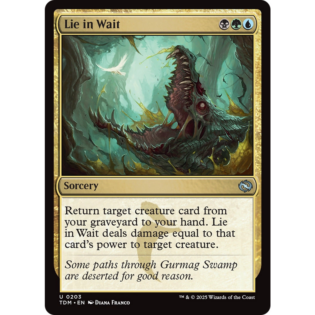 Lie in Wait (Tarkir: Dragonstorm) Near Mint Foil