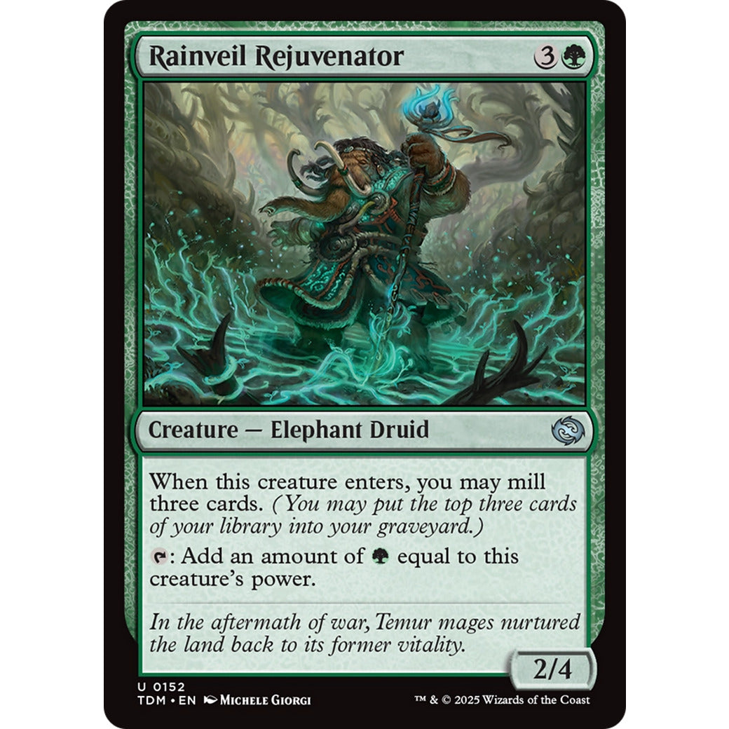 Rainveil Rejuvenator (Tarkir: Dragonstorm) Near Mint Foil