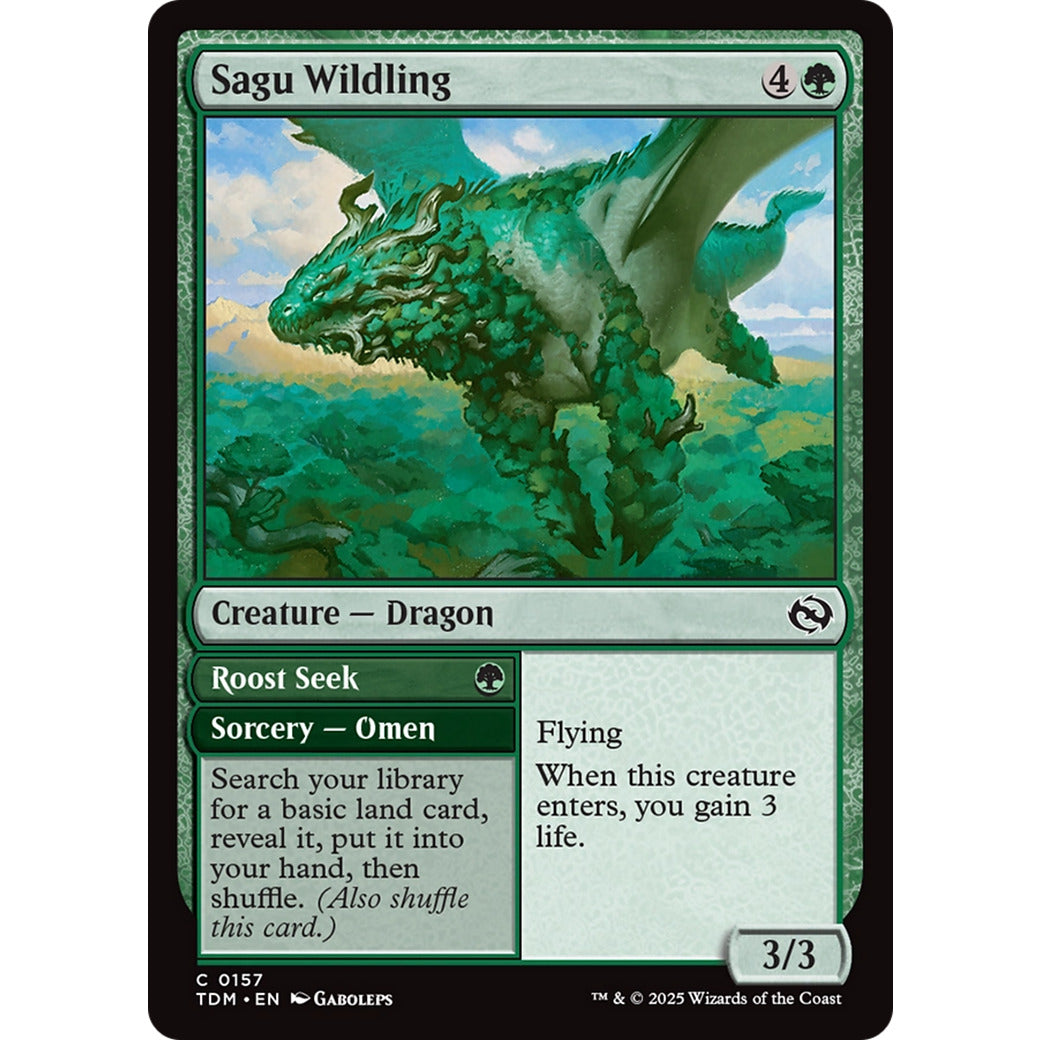 Sagu Wildling (Tarkir: Dragonstorm) Near Mint Foil