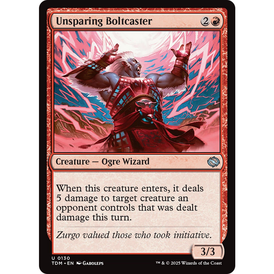 Unsparing Boltcaster (Tarkir: Dragonstorm) Near Mint Foil