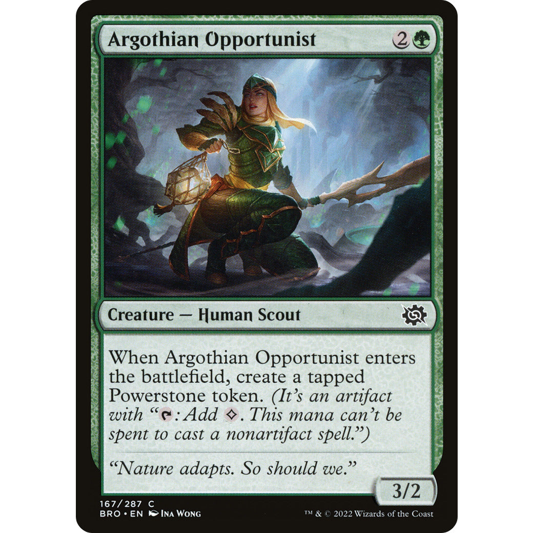 Argothian Opportunist (The Brothers' War) Near Mint Foil
