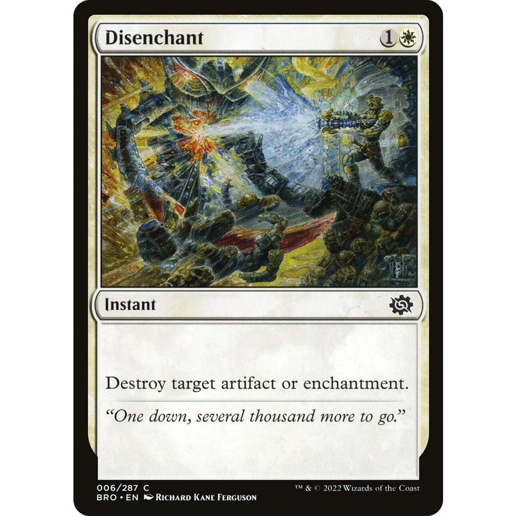 Disenchant (The Brothers' War) Near Mint Foil