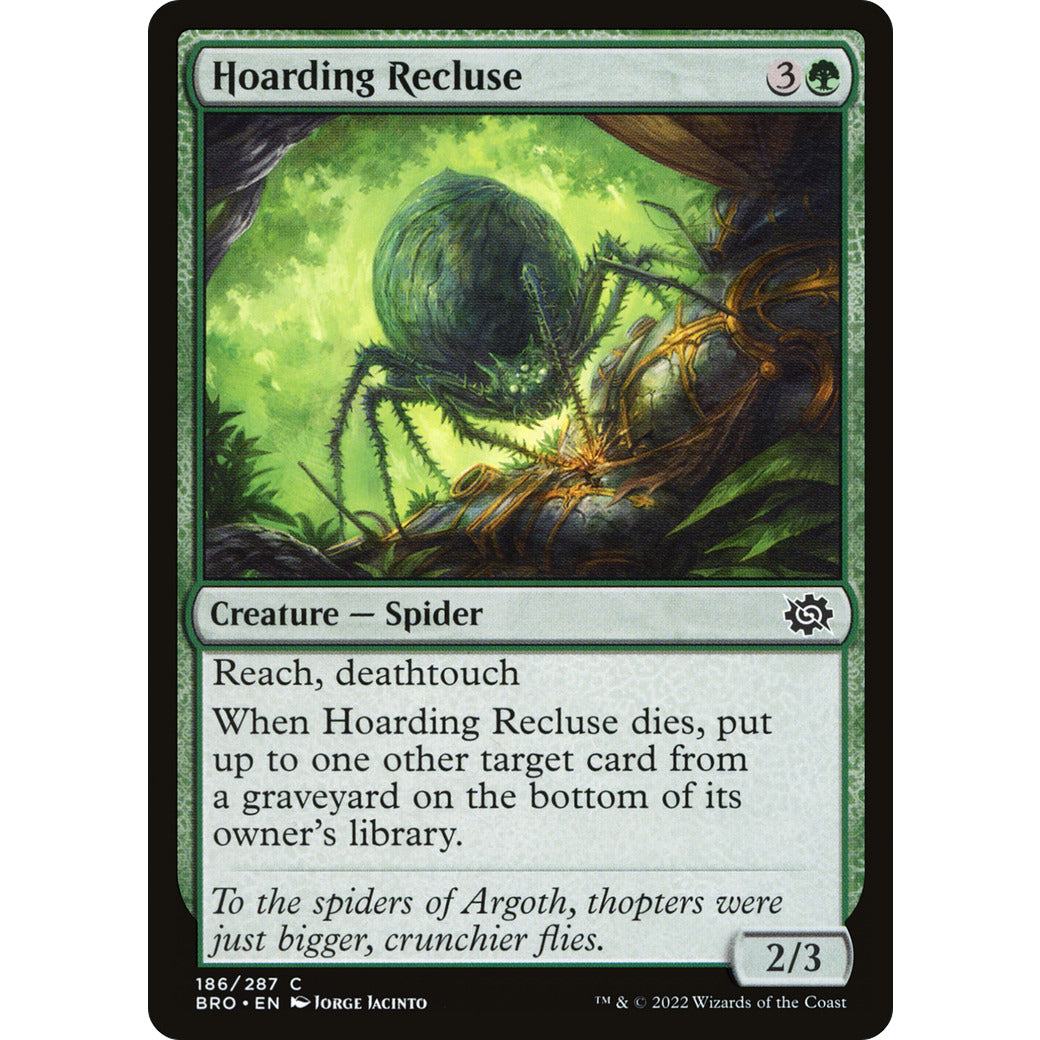 Hoarding Recluse (The Brothers' War) Near Mint Foil