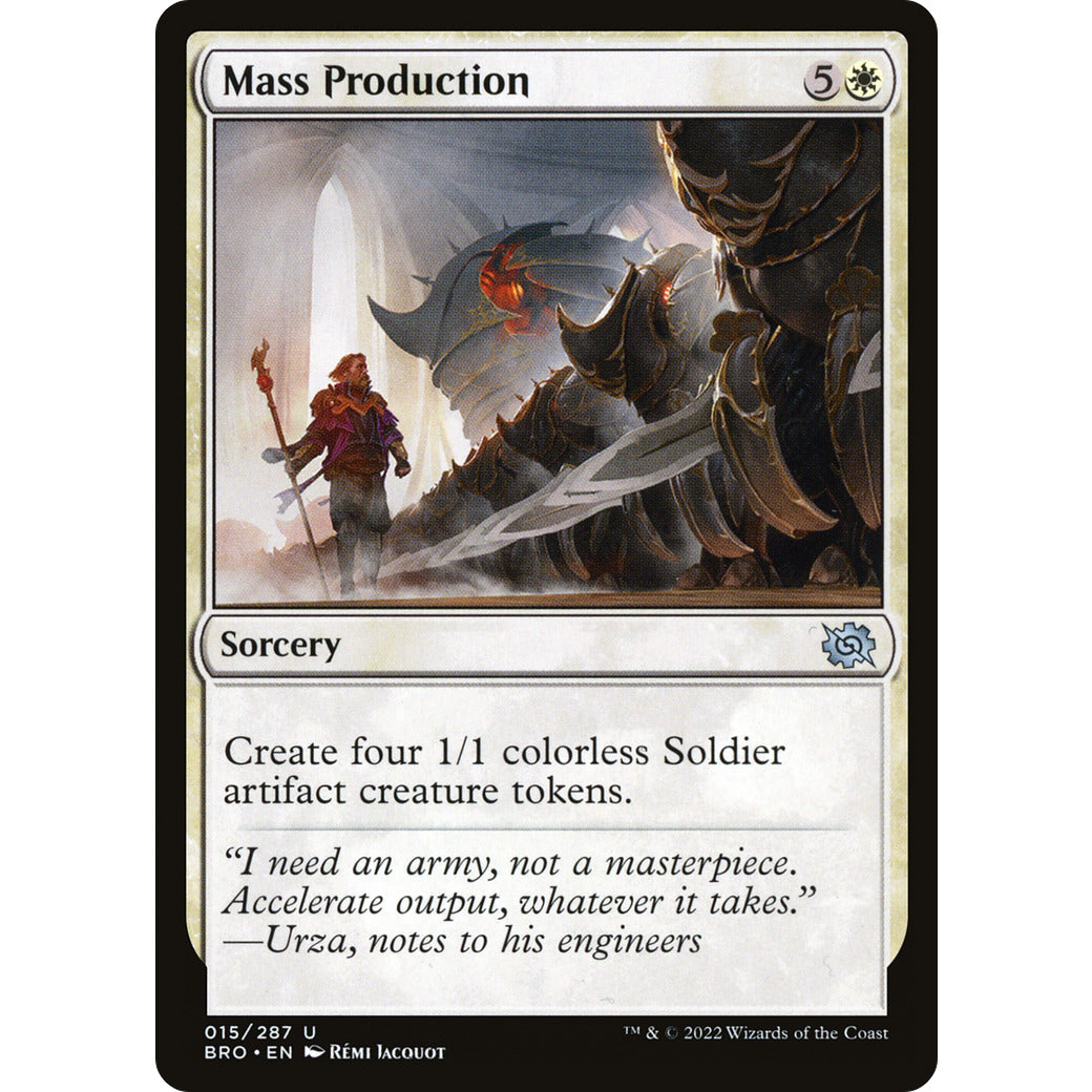 Mass Production (The Brothers' War) Near Mint Foil
