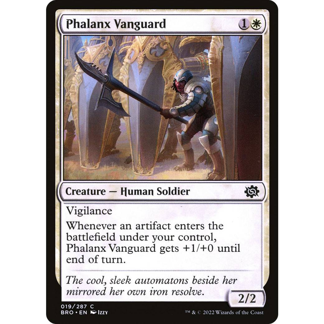 Phalanx Vanguard (The Brothers' War) Near Mint Foil