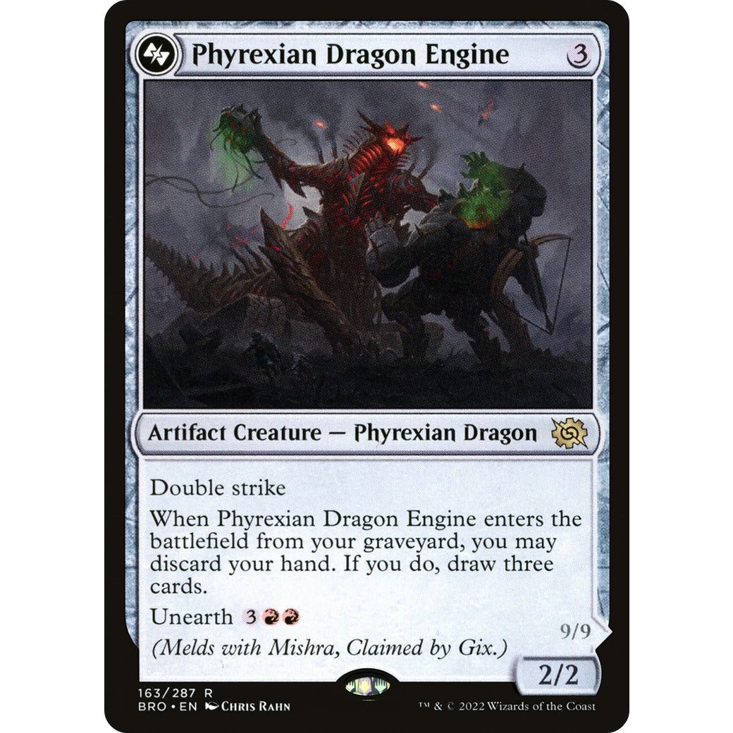 Phyrexian Dragon Engine (The Brothers' War) Near Mint