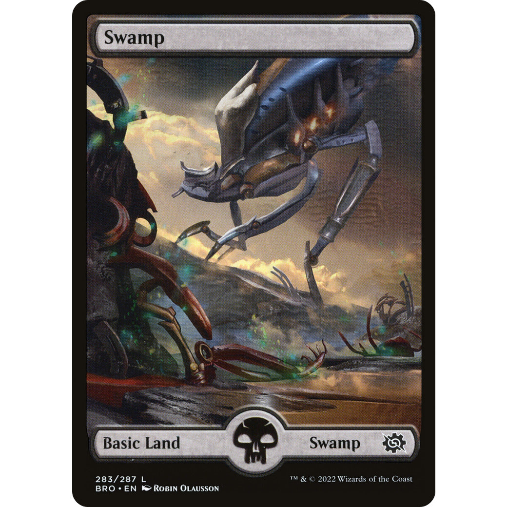 Swamp (283) - Full Art (The Brothers' War) Near Mint Foil