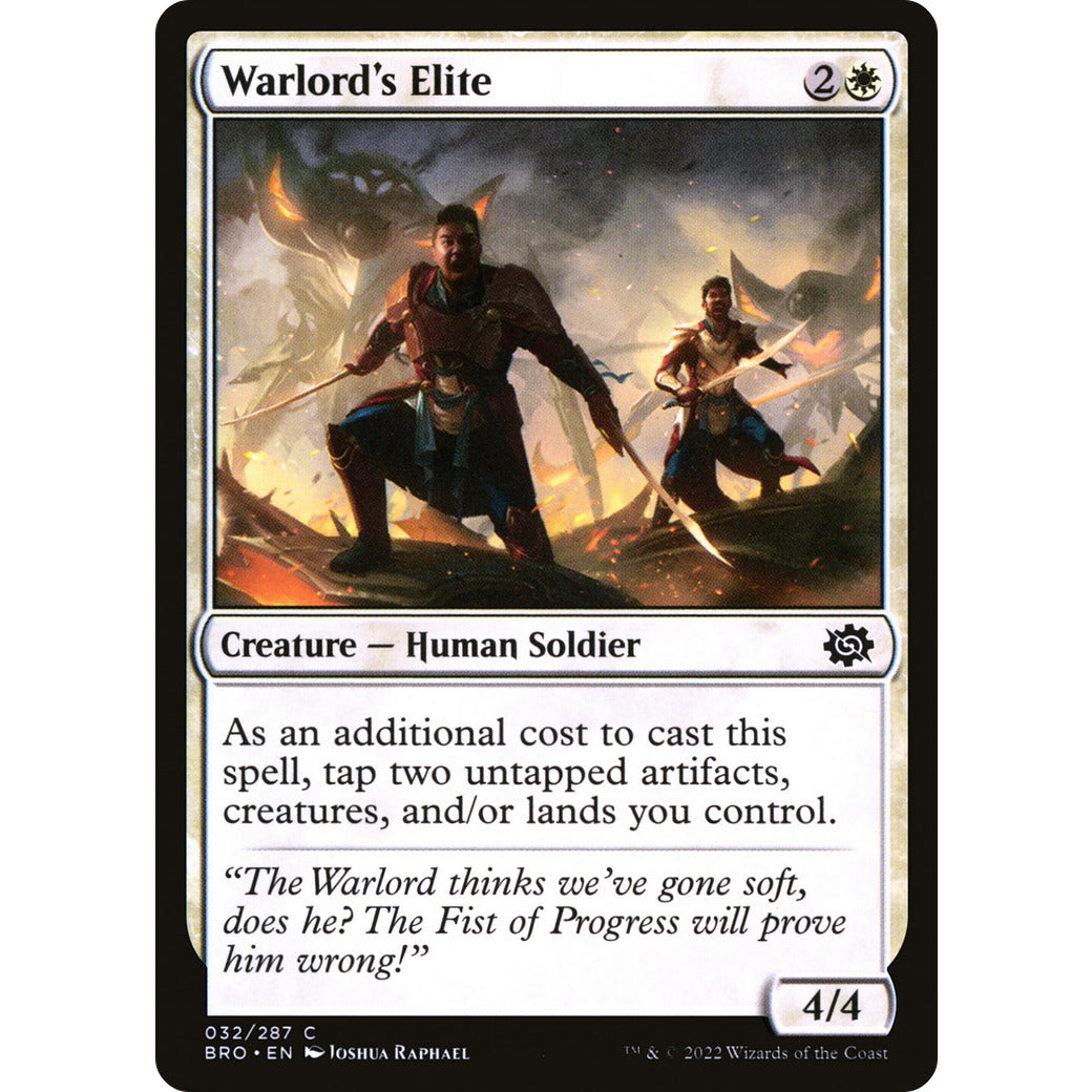 Warlord's Elite (The Brothers' War) Near Mint Foil