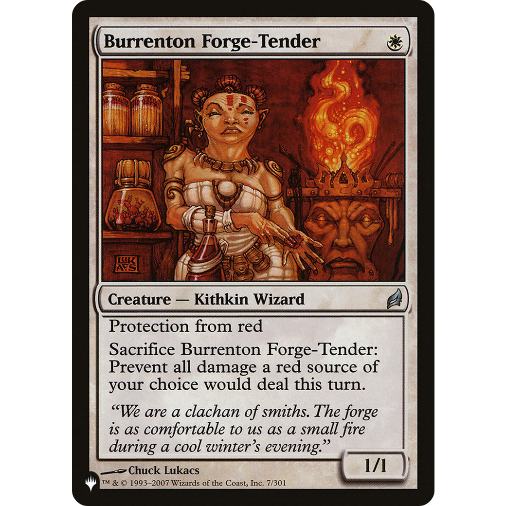 Burrenton Forge-Tender (The List) Near Mint