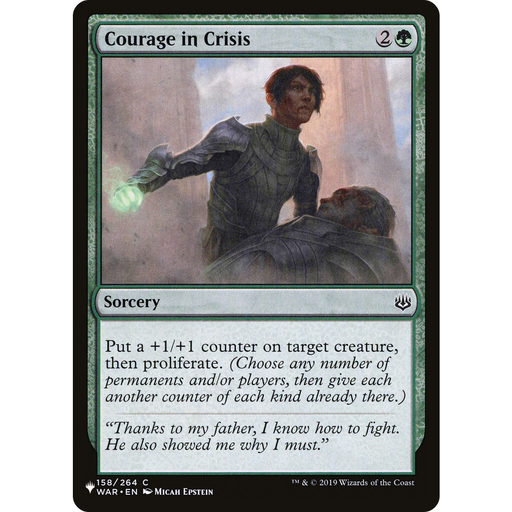 Courage in Crisis (The List) Light Play
