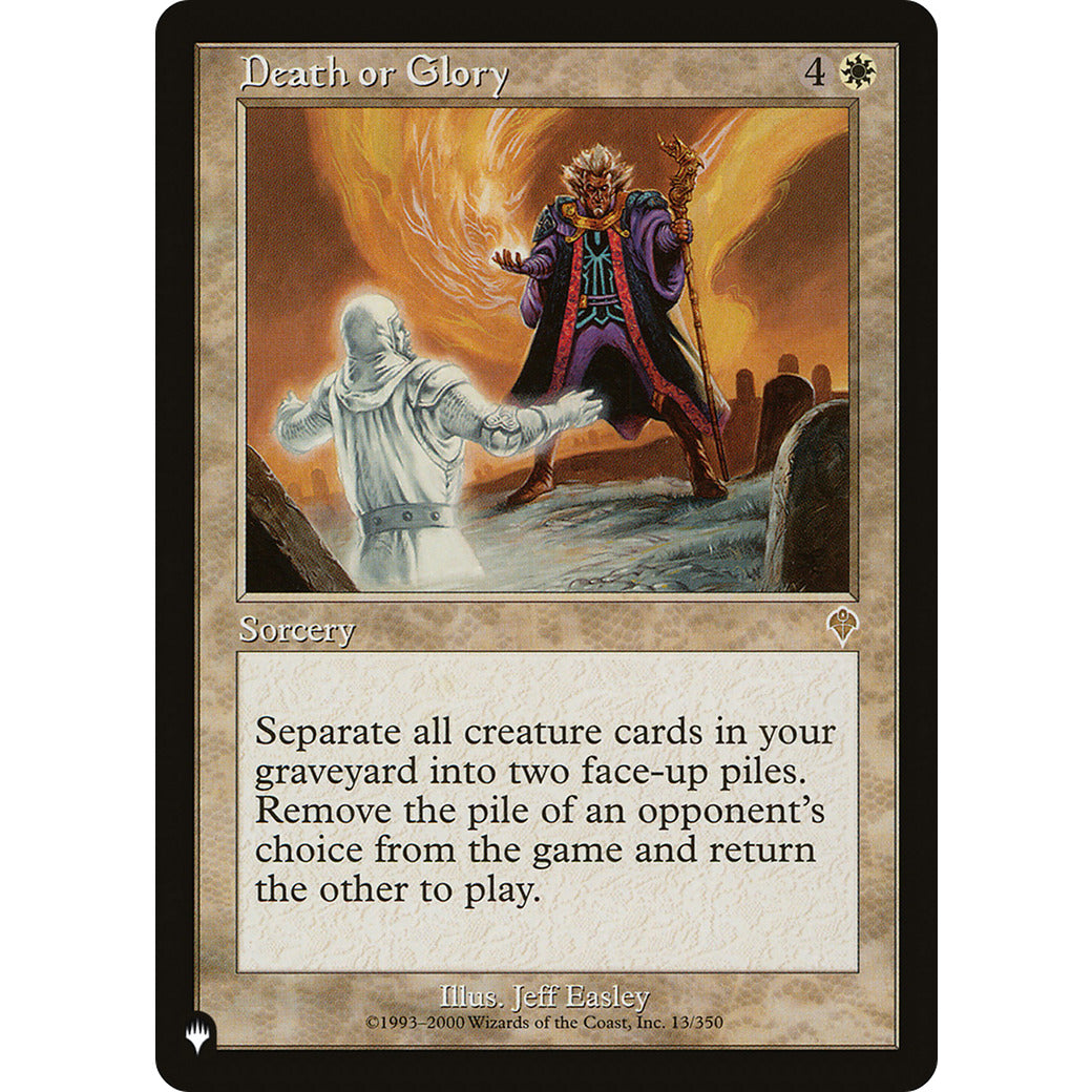 Death or Glory (The List) Light Play