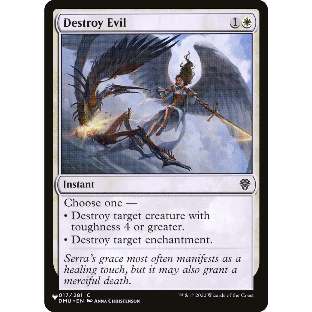 Destroy Evil (The List) Near Mint