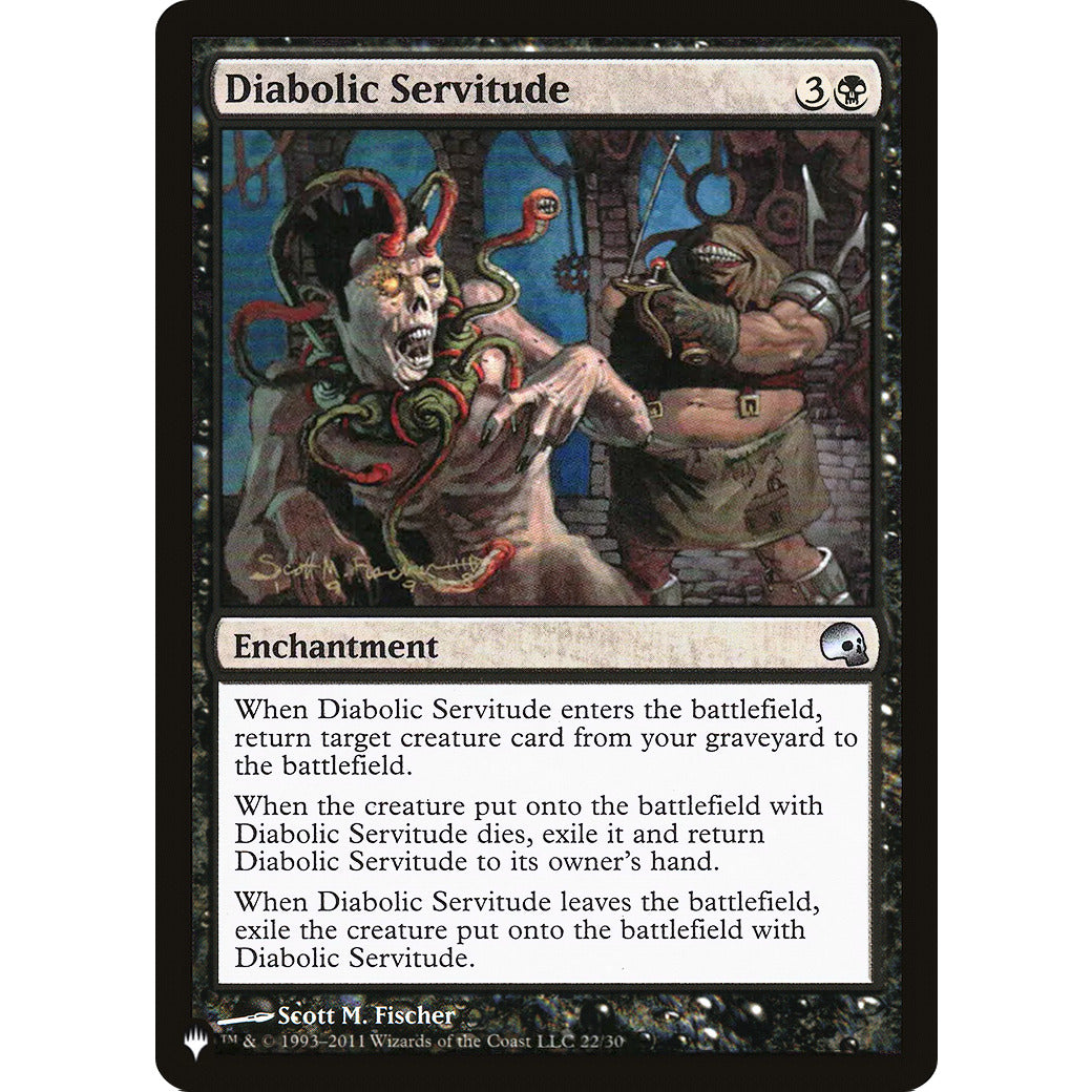 Diabolic Servitude (The List) Near Mint