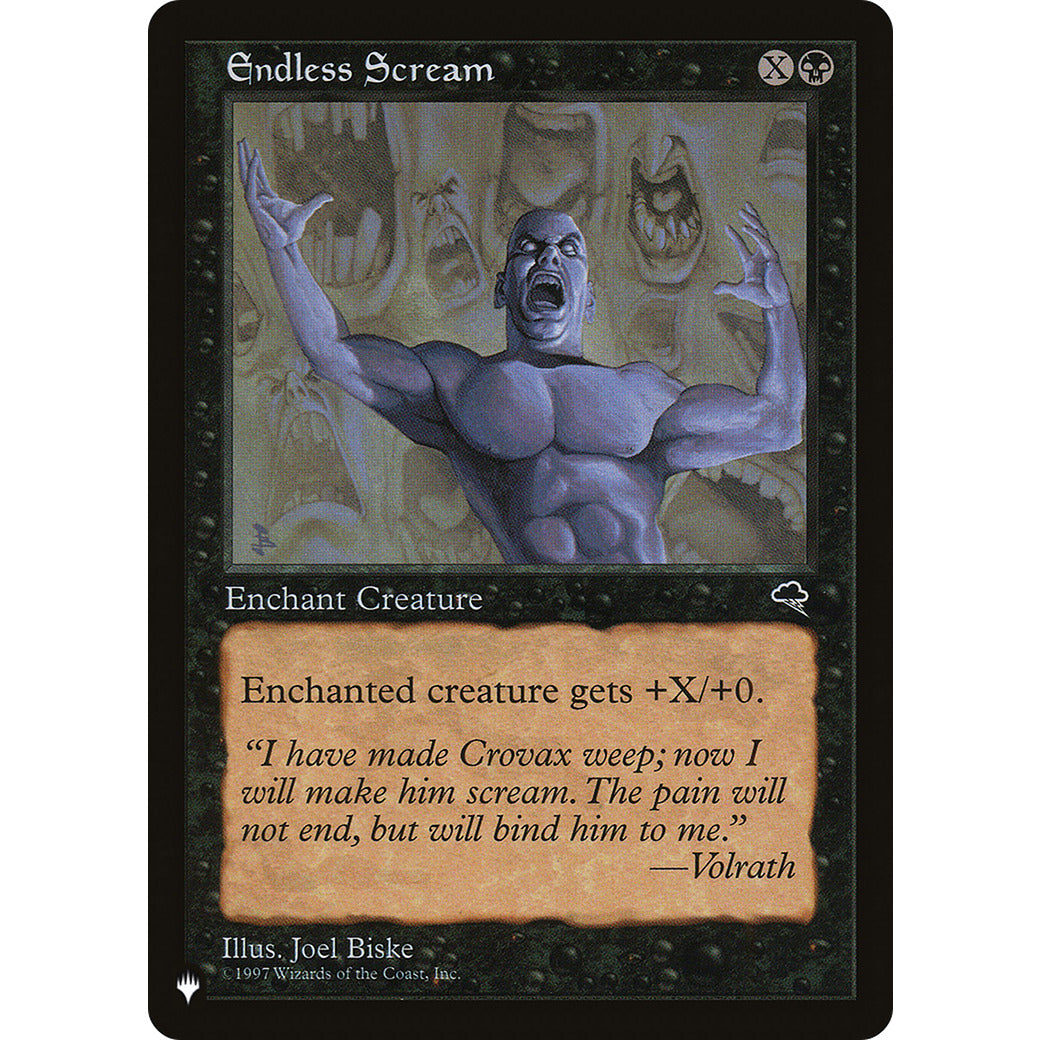 Endless Scream (The List) Near Mint