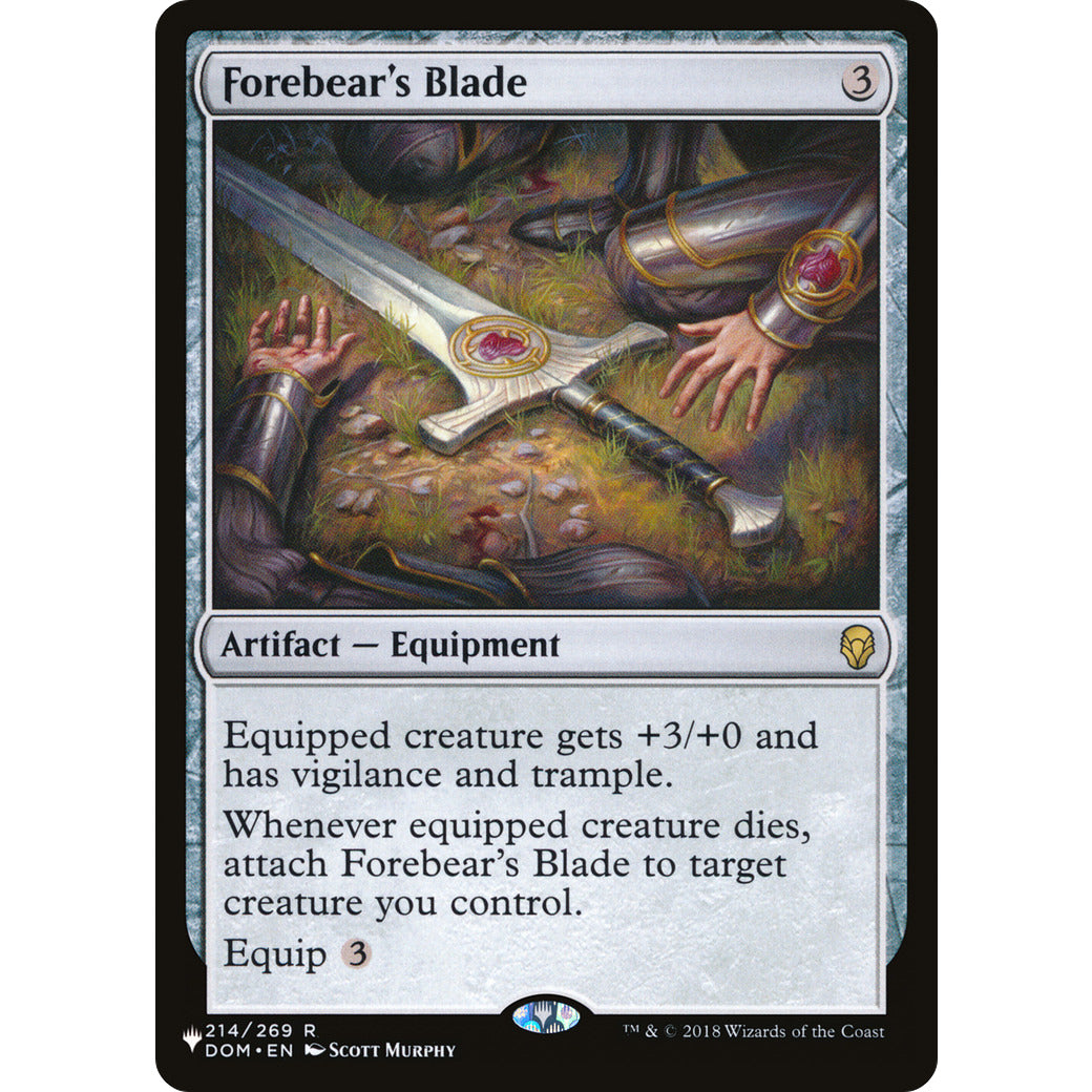Forebear's Blade (The List) Light Play