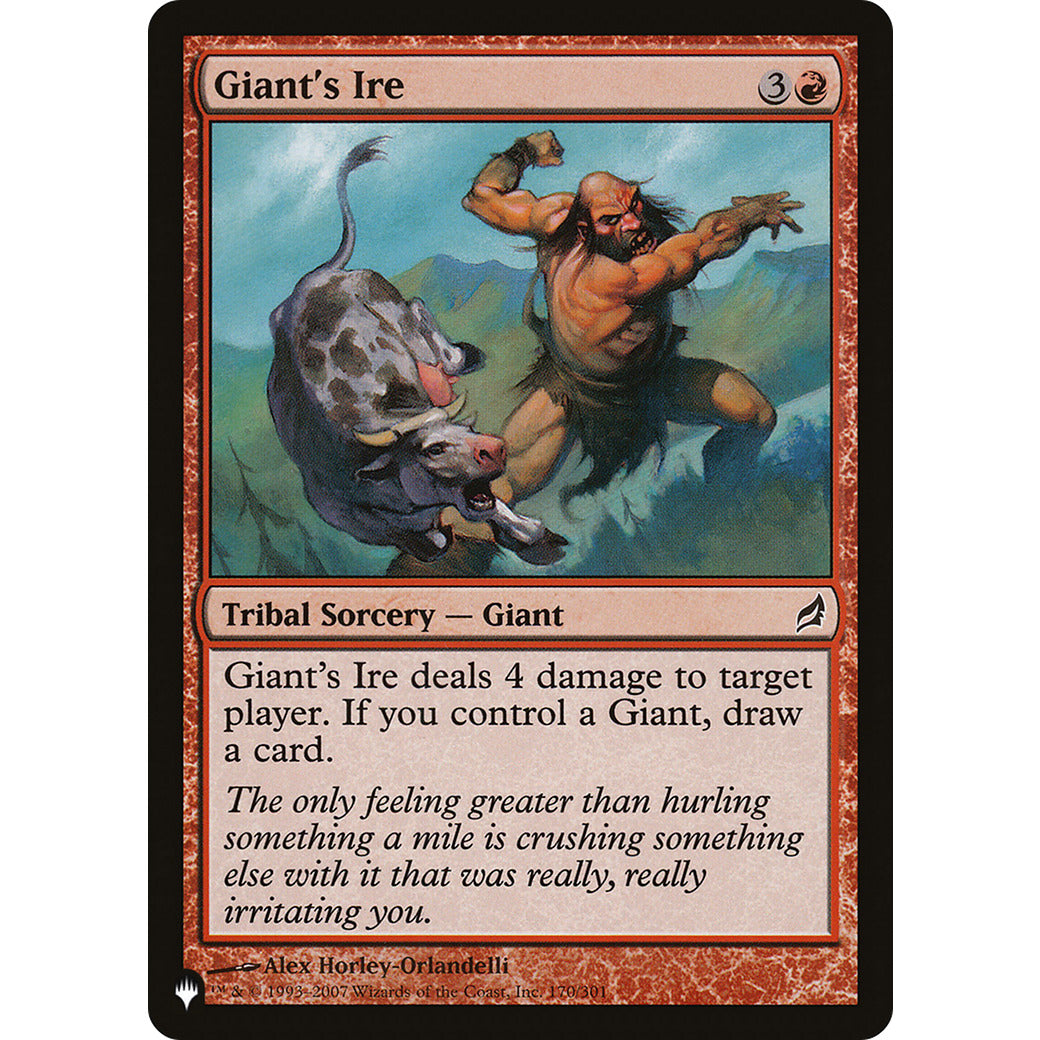 Giant's Ire (The List) Light Play