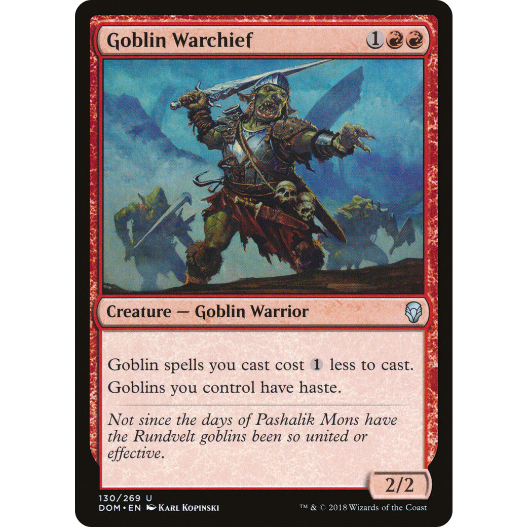 Goblin Warchief (Mystery Booster) Near Mint