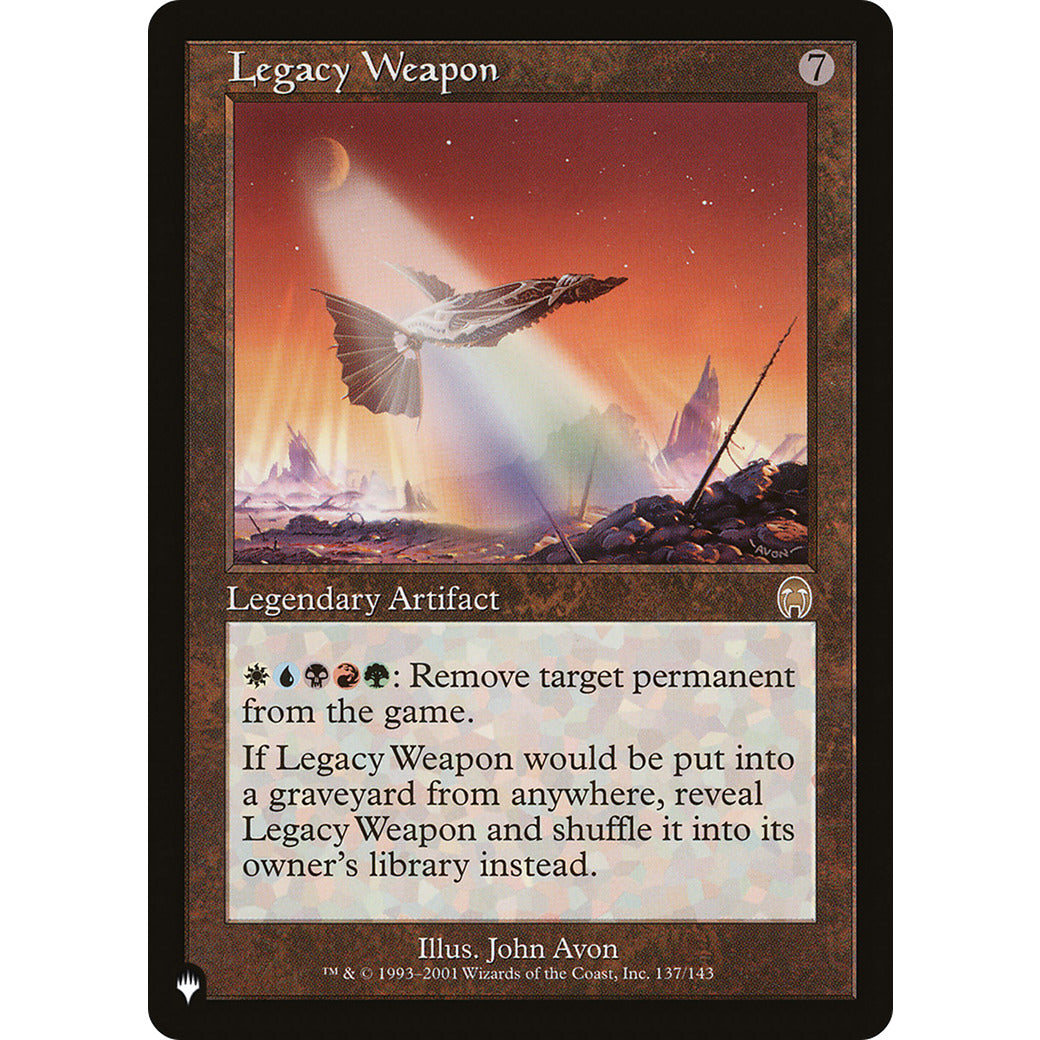 Legacy Weapon (The List) Light Play