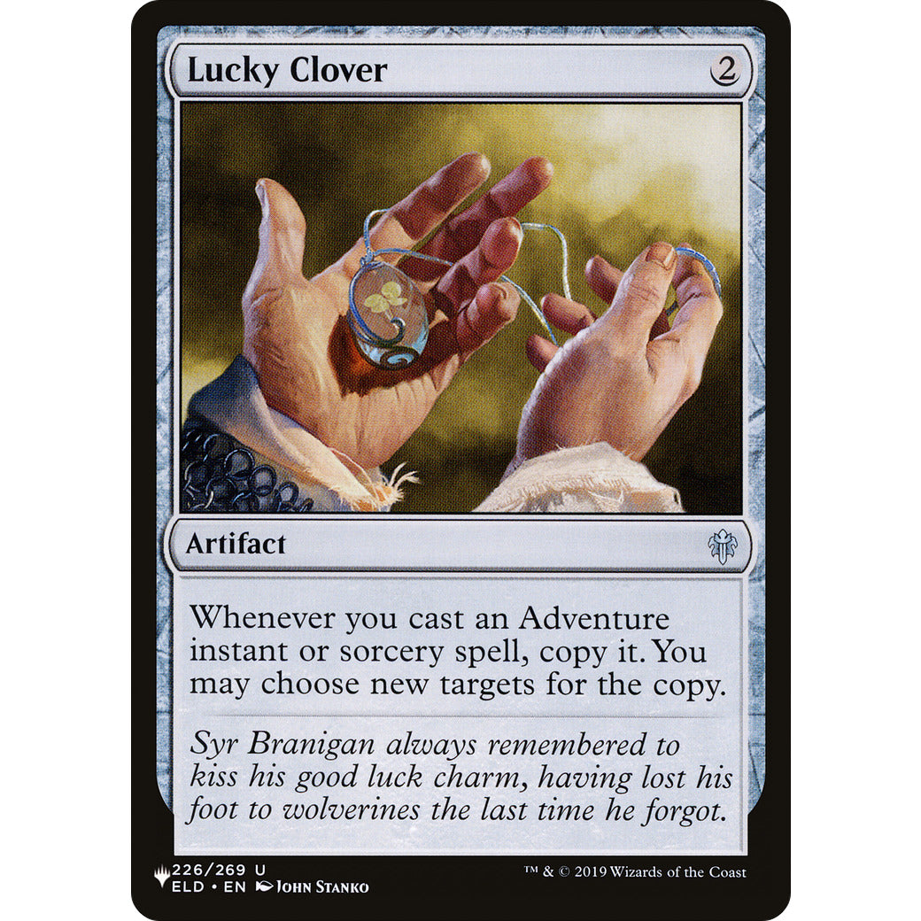 Lucky Clover (The List) Light Play