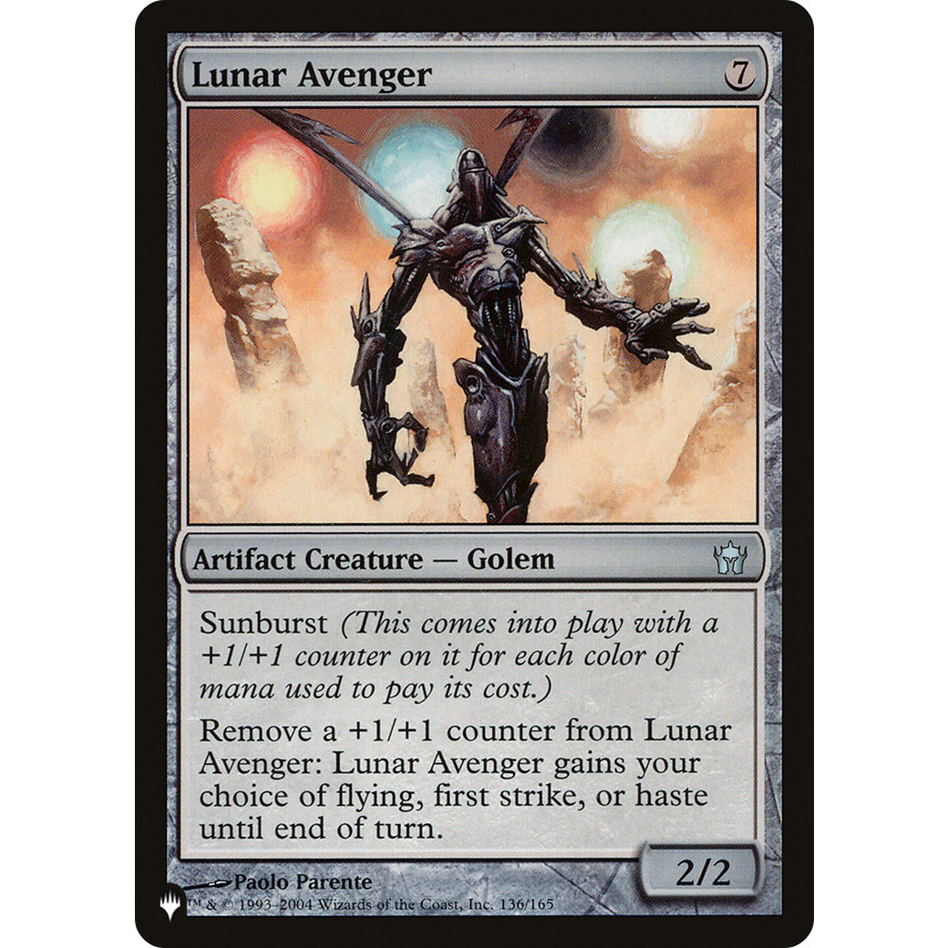 Lunar Avenger (The List) Light Play