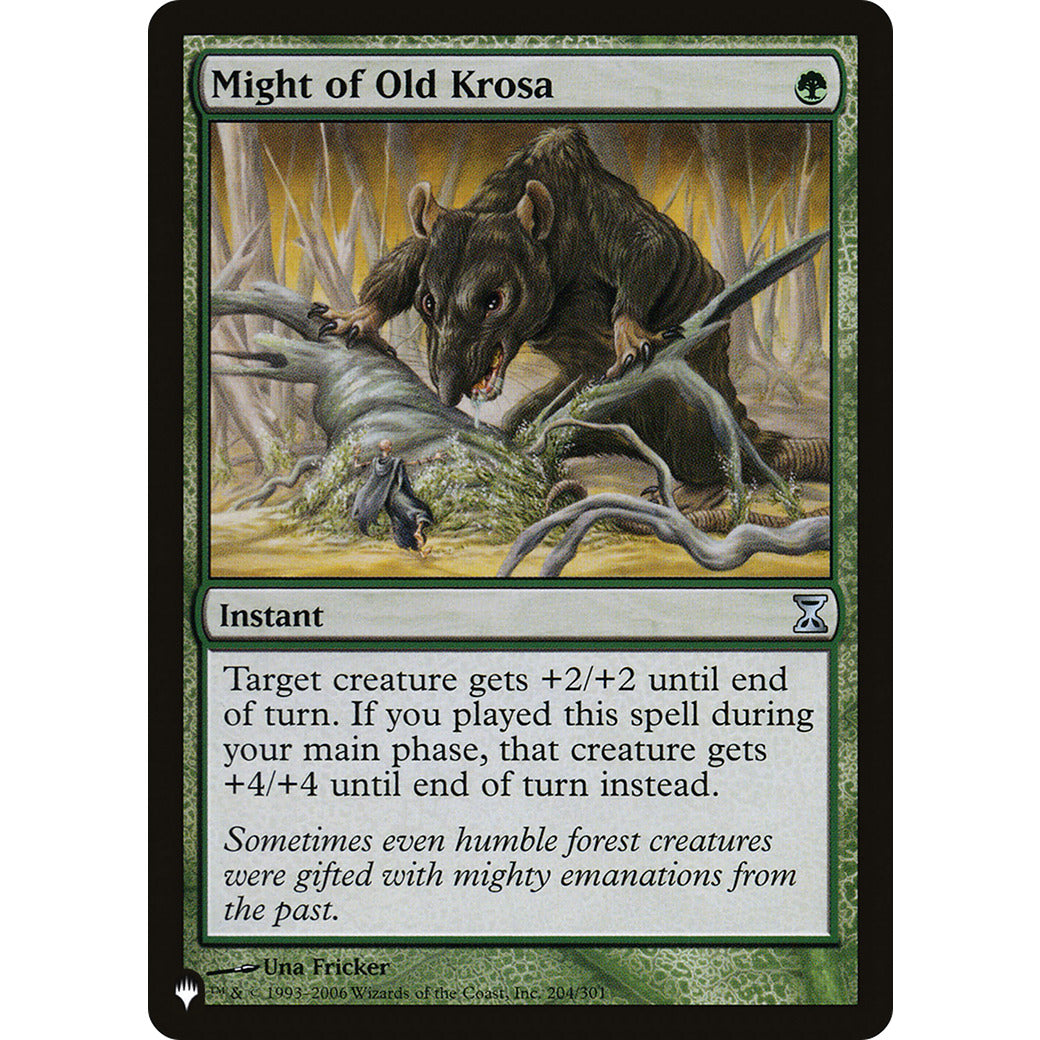 Might of Old Krosa (The List) Near Mint