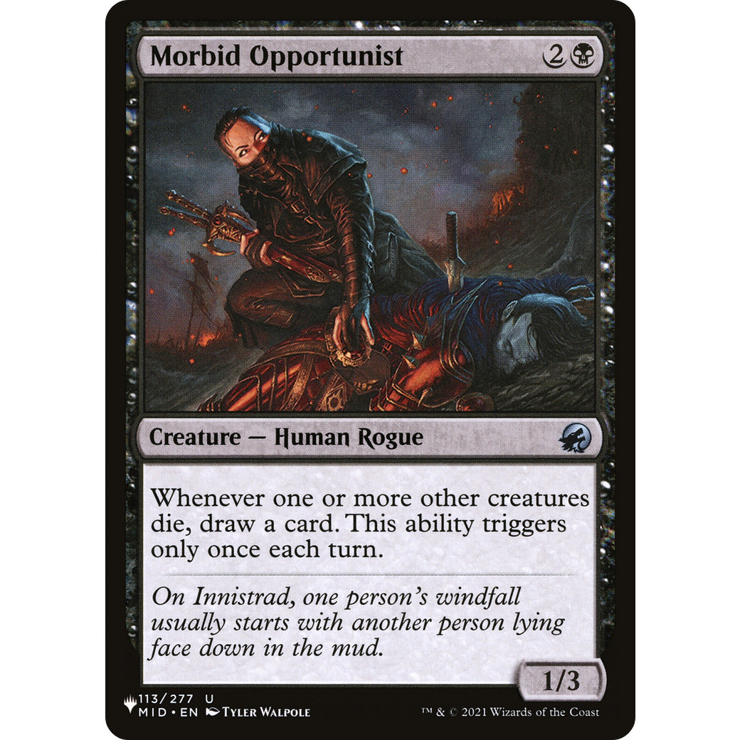 Morbid Opportunist (The List) Near Mint