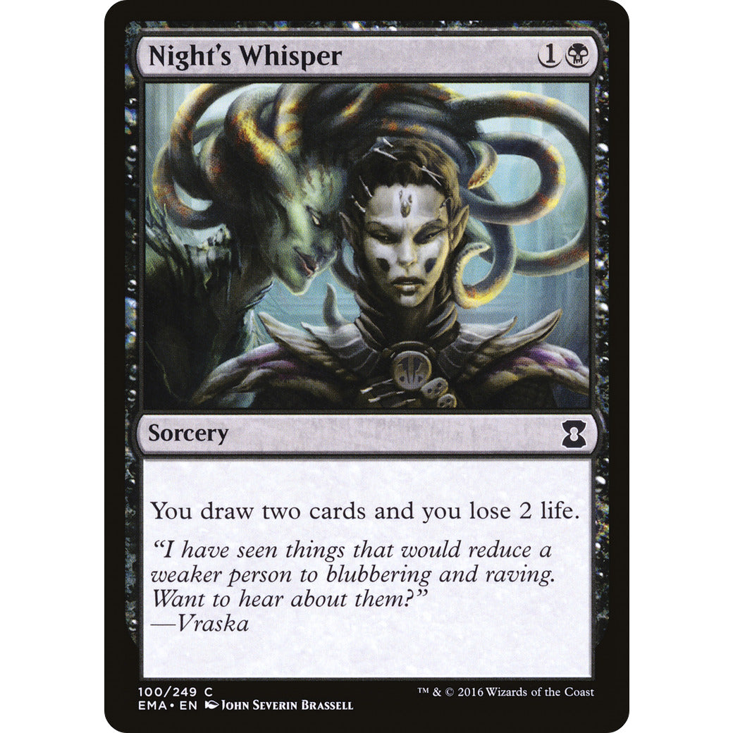 Night's Whisper (Mystery Booster) Light Play