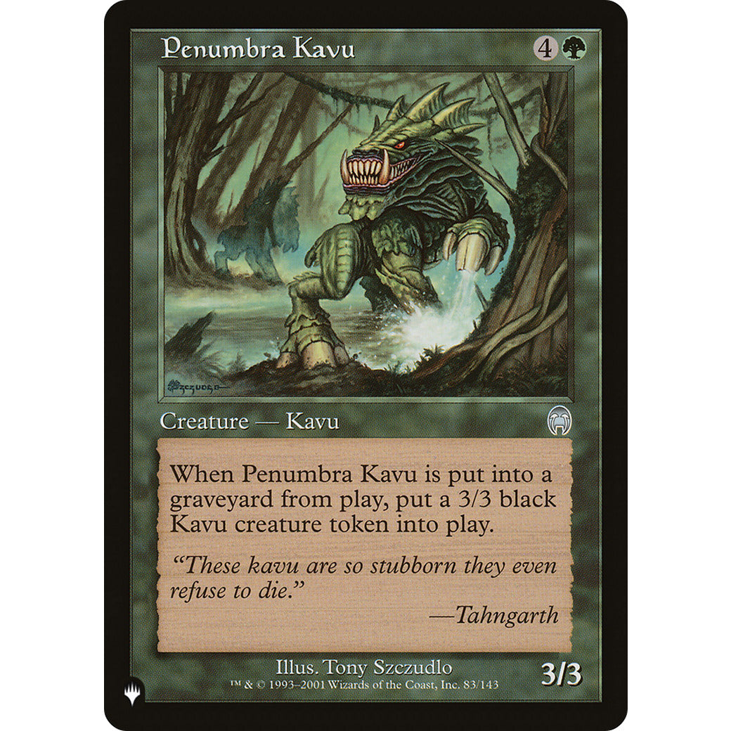 Penumbra Kavu (The List) Near Mint