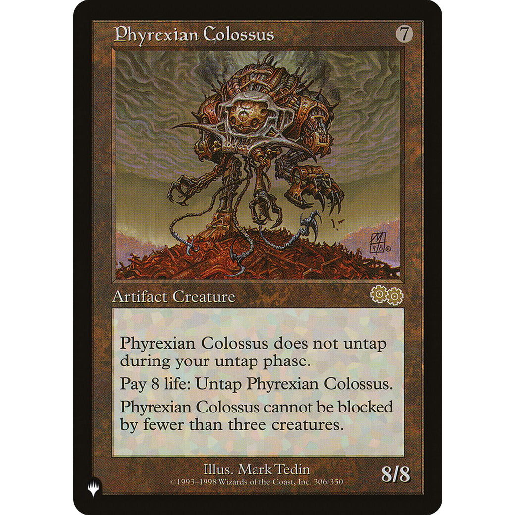 Phyrexian Colossus (The List) Light Play