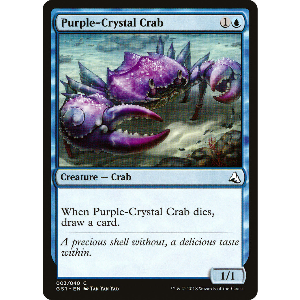 Purple-Crystal Crab (Mystery Booster) Light Play