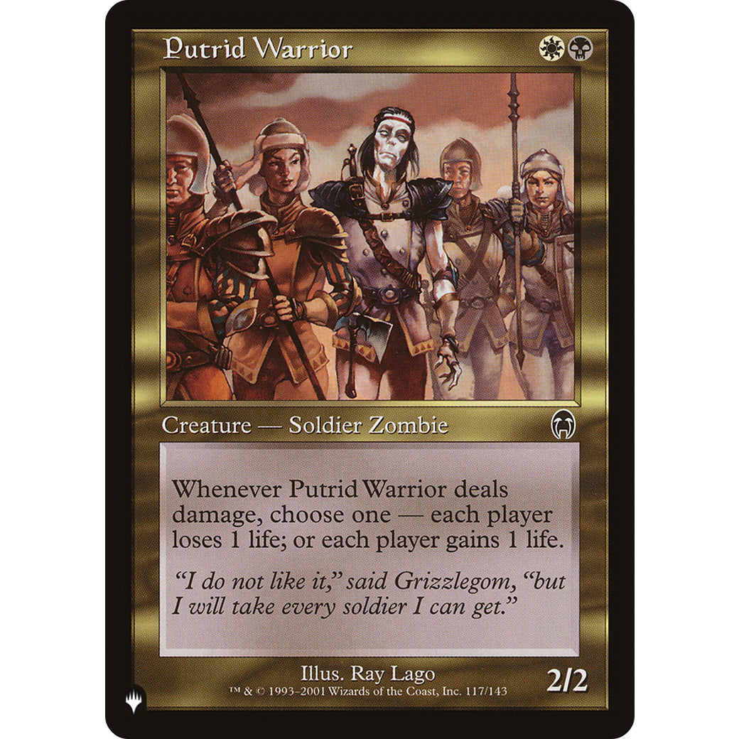 Putrid Warrior (The List) Near Mint