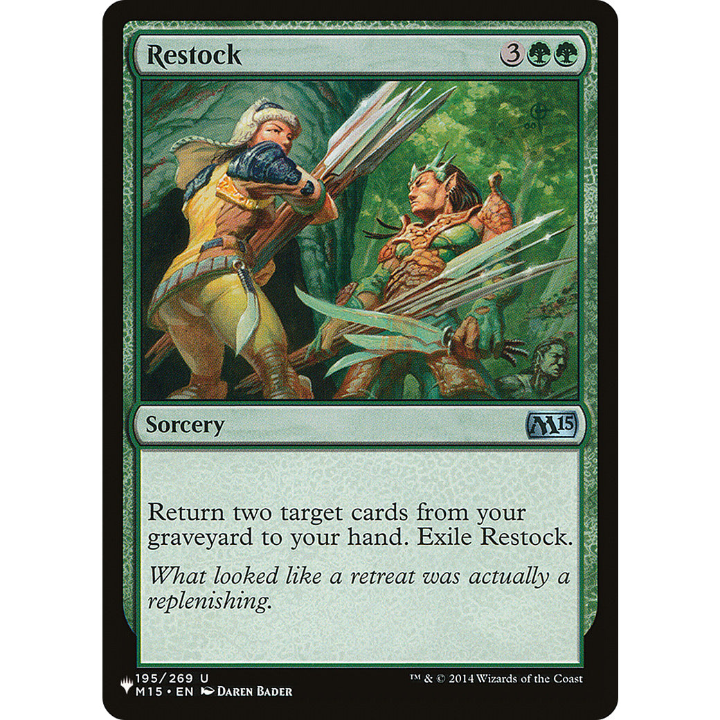 Restock (The List) Near Mint