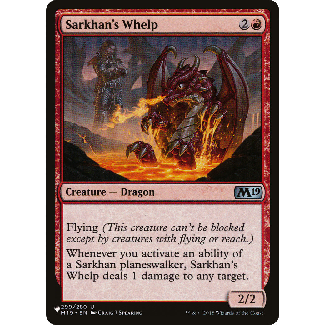 Sarkhan's Whelp (The List) Near Mint
