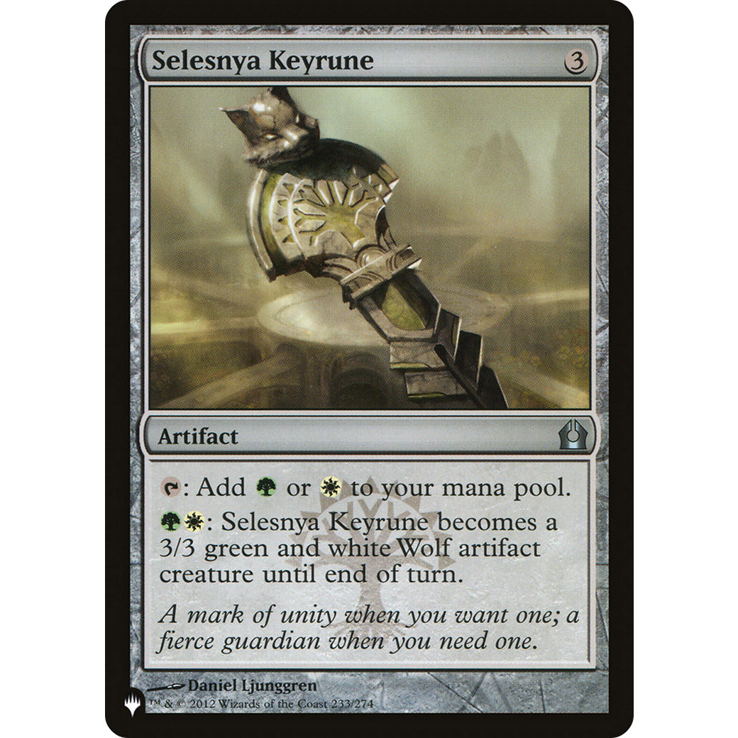 Selesnya Keyrune (The List) Light Play