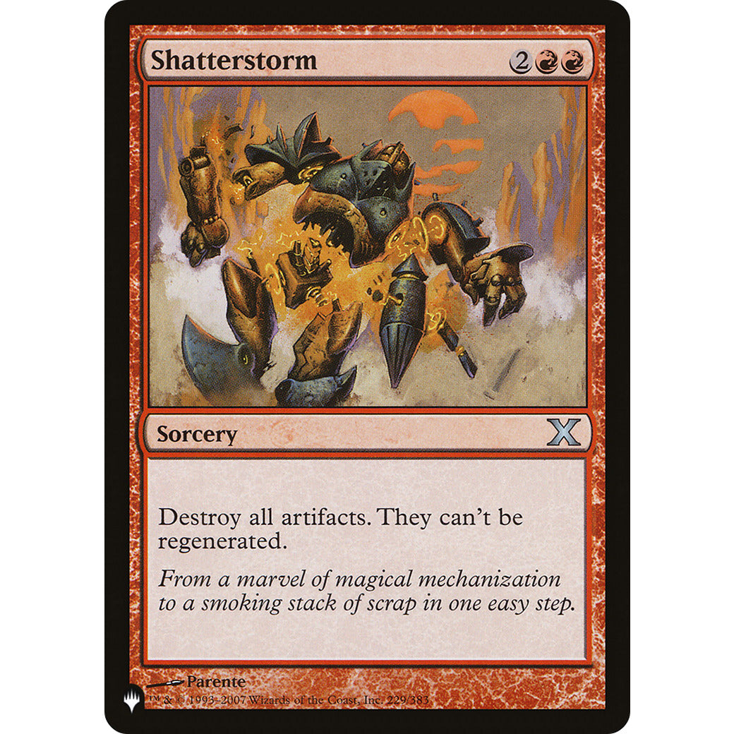 Shatterstorm (The List) Light Play