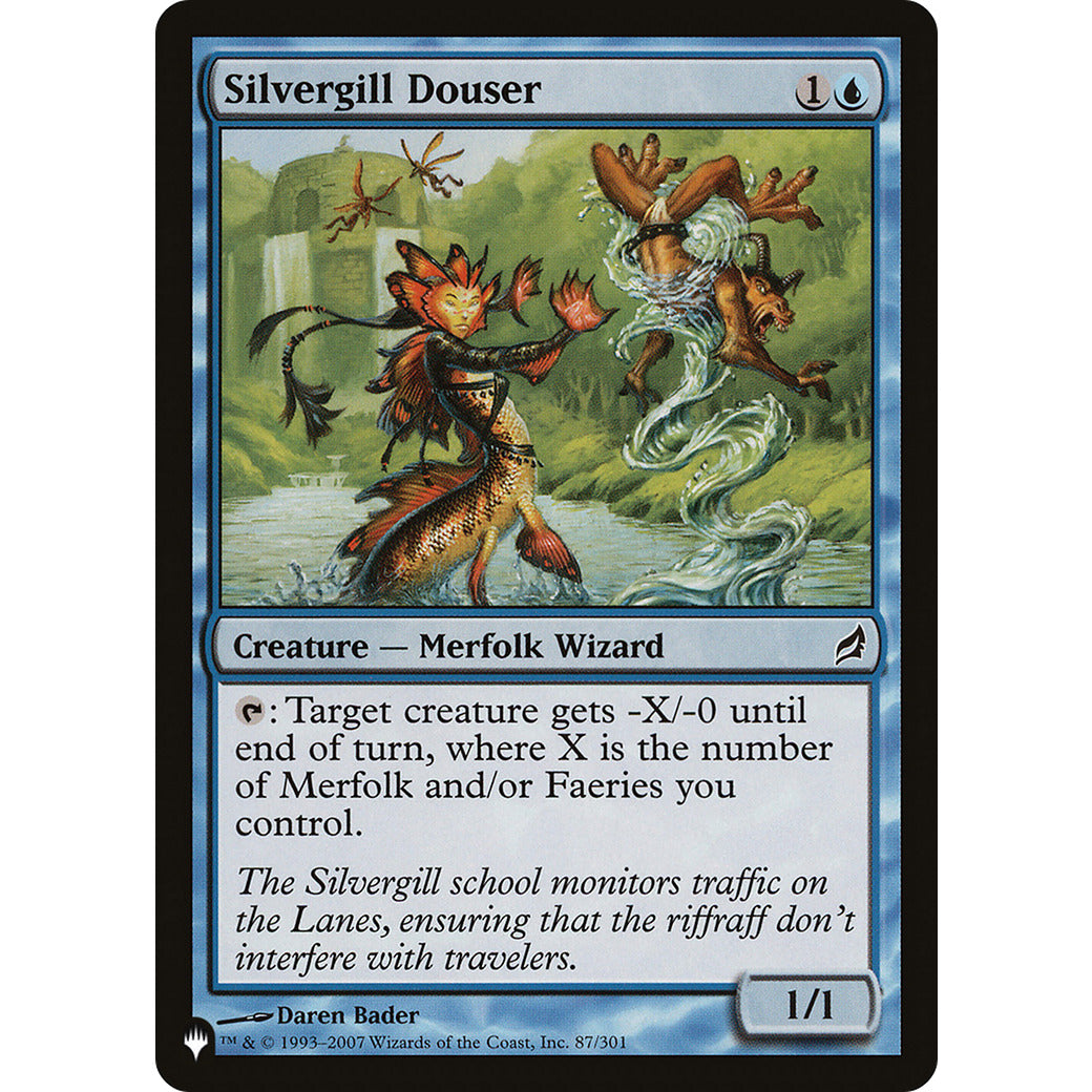 Silvergill Douser (The List) Near Mint