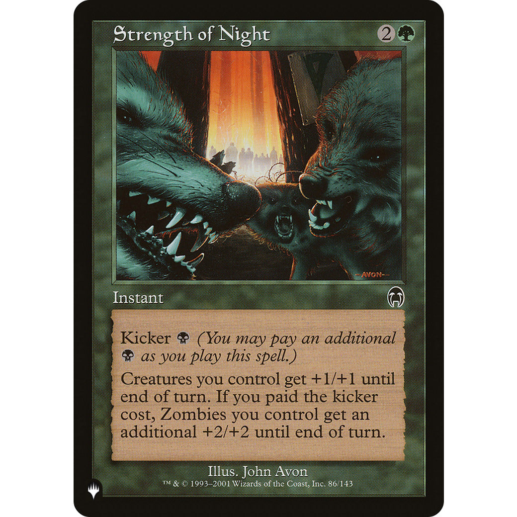 Strength of Night (The List) Light Play