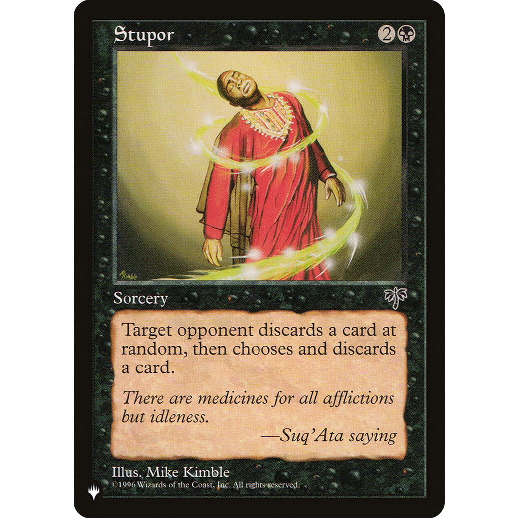 Stupor (The List) Near Mint