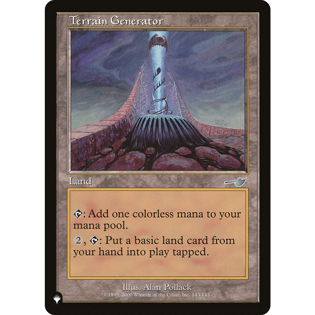 Terrain Generator (The List) Near Mint