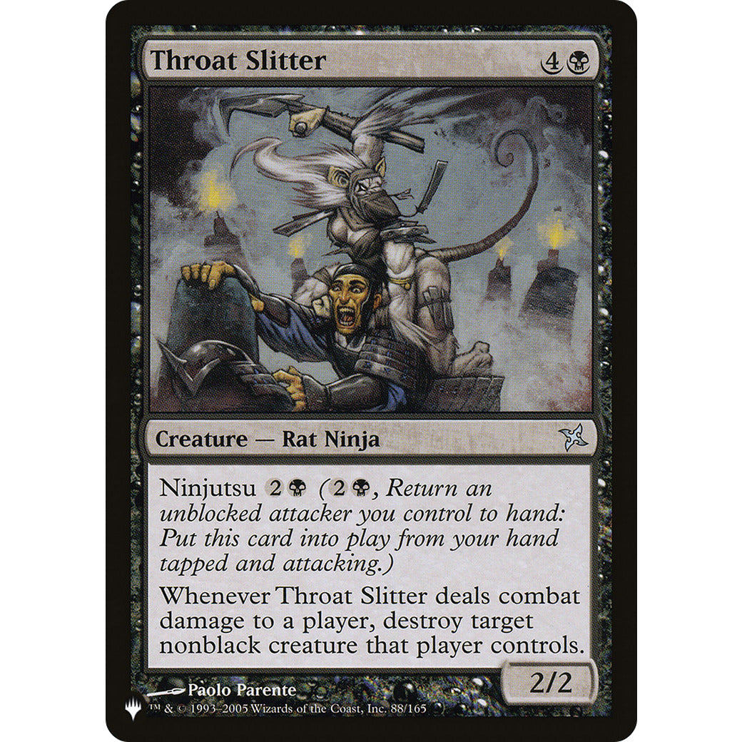 Throat Slitter (The List) Light Play