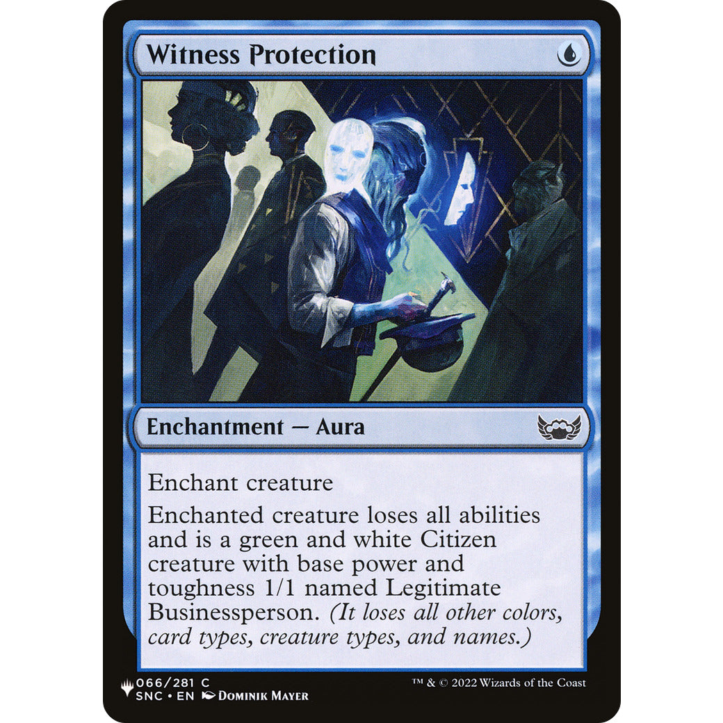 Witness Protection (The List) Near Mint