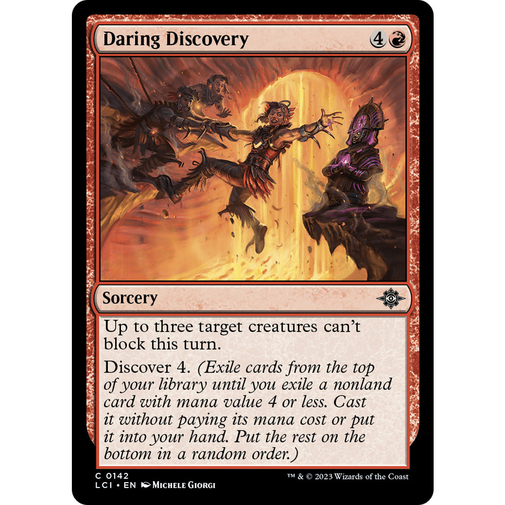 Daring Discovery (The Lost Caverns of Ixalan) Light Play Foil
